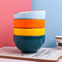 One-person-one-color family split with bowls cutlery for family and family bowls Chopsticks Color Colorful Home Creative Meals