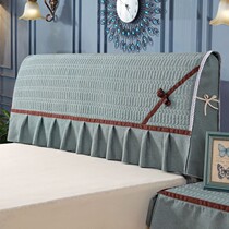 Headboard hood 2021 New simple and generous solid wood versatile minimalist modern fashion versatile high-end atmosphere