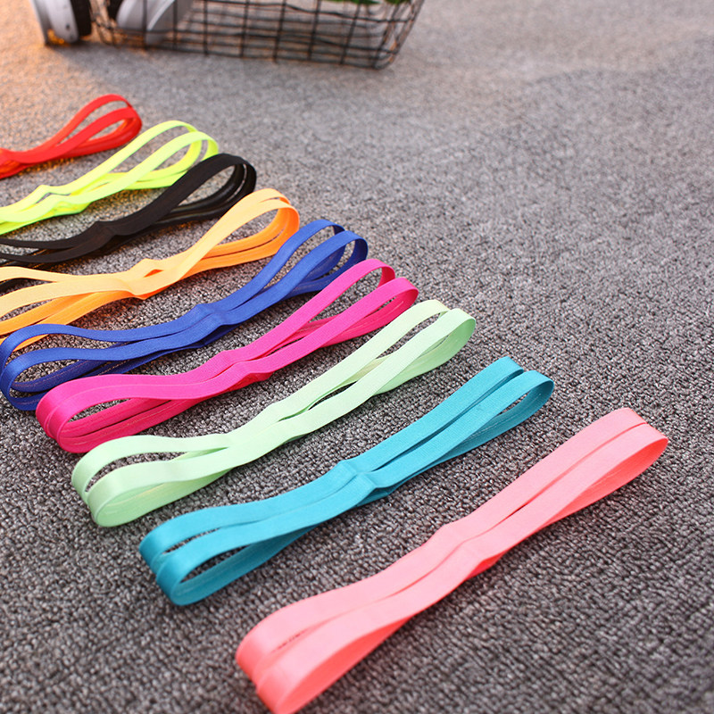 Sports hair with female stop Sweat with sweat-proof headscarf Running bunch hair stirrups Fitness Yoga Guide Sweat with sweat-absorbing head strap