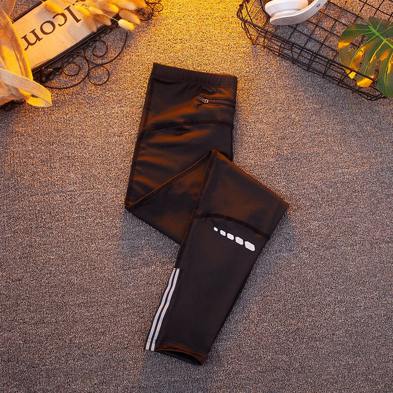 103 Night Running Fitness Pants Sports Pants Women Elastic Tight Fit Lean Running Training Speed Dry Pants Yoga Pants Spring Summer