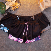 Sports shorts womens summer large size anti-light loose quick-drying hot pants Marathon running pants Yoga fitness pants women