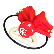 Wuji fitness ball player throws the ball middle-aged and elderly square dance Tai Chi elastic massage slap back beater Meteor u