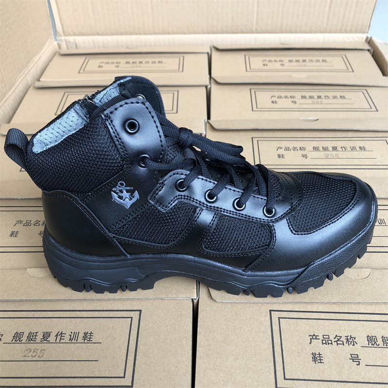 New Style Ship Summer Training Shoes for Men, Summer Ultra-Light Breathable Mesh Crew Training Shoes, Black Reef Shoes, Ship Boots