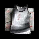 FF23-QQ Love Stripes Hot Drill Guitar Letter Cotton Lev