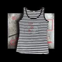 Черно -белый полосатый