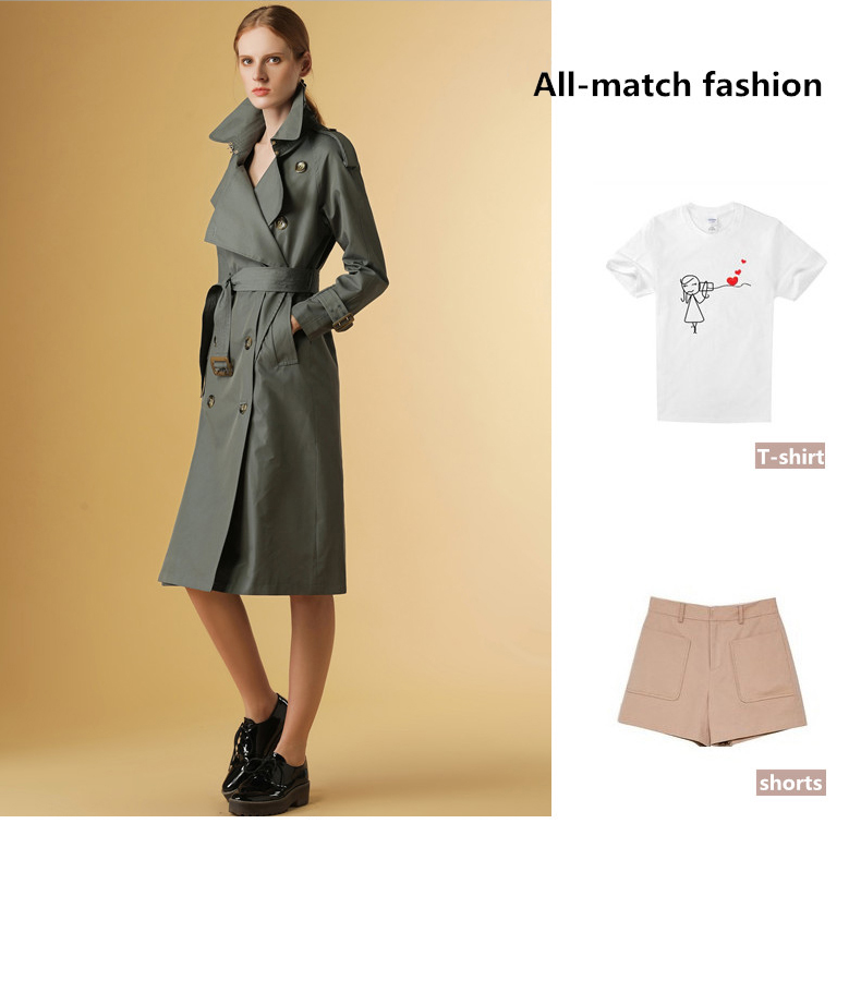 Trench pour femme en Coton - Ref 3227844 Image 23