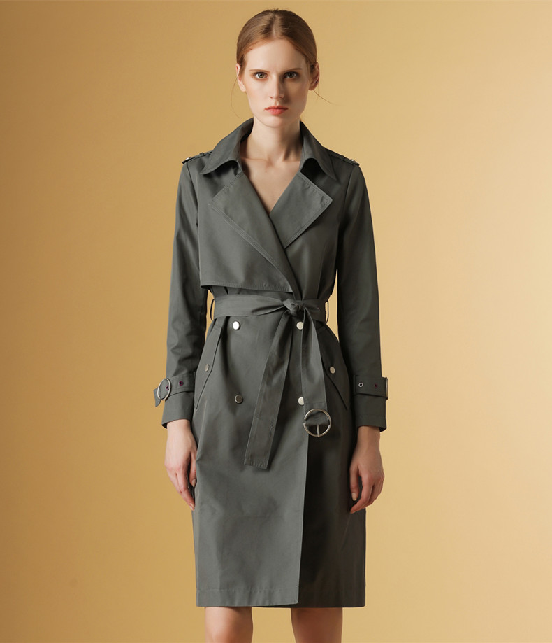 Trench pour femme en Coton - Ref 3227437 Image 17