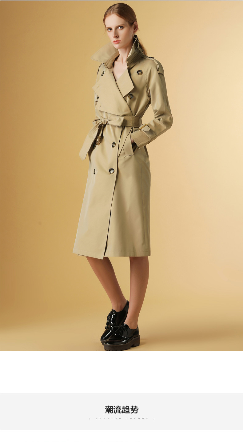 Trench pour femme en Coton - Ref 3227844 Image 9