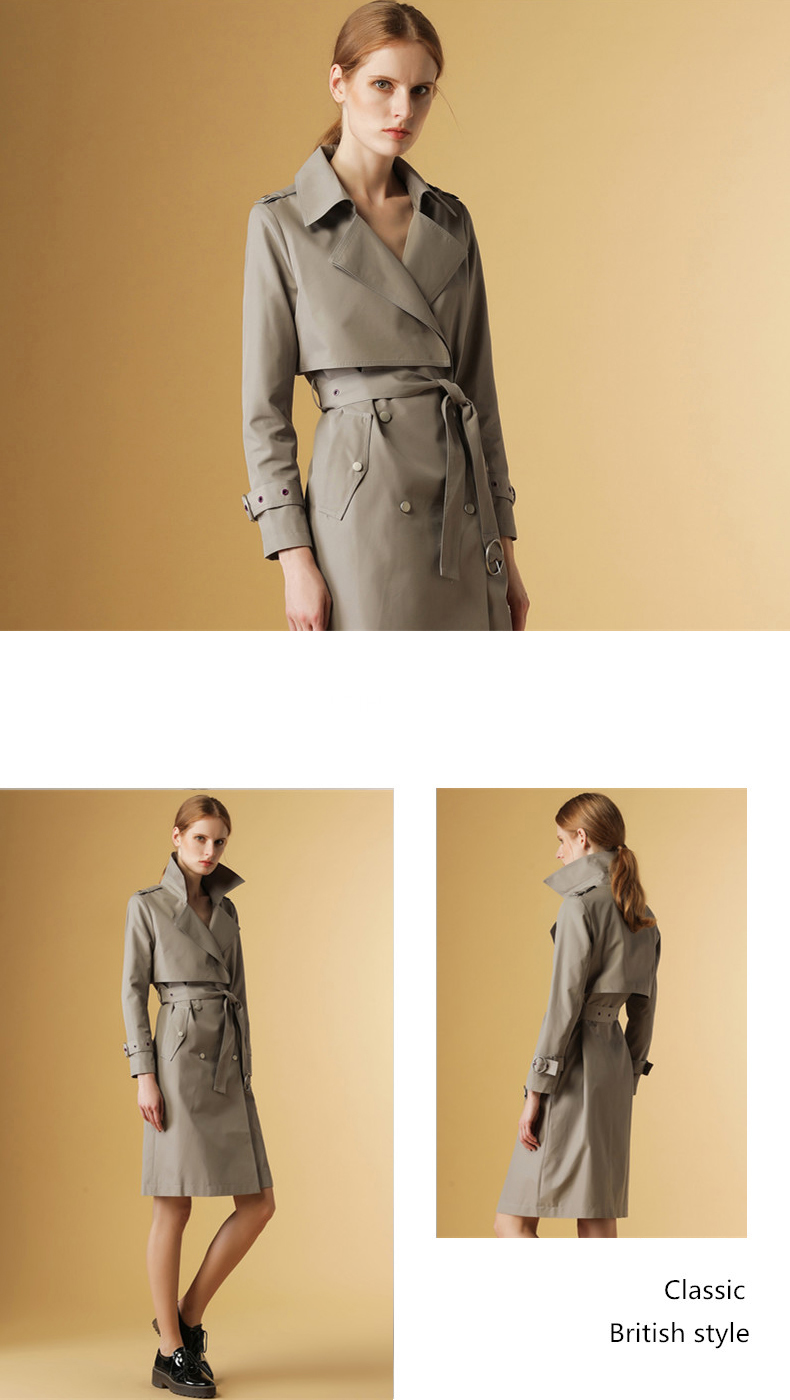 Trench pour femme en Coton - Ref 3227437 Image 22