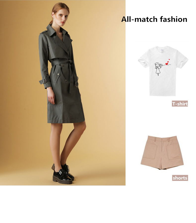 Trench pour femme en Coton - Ref 3227437 Image 18