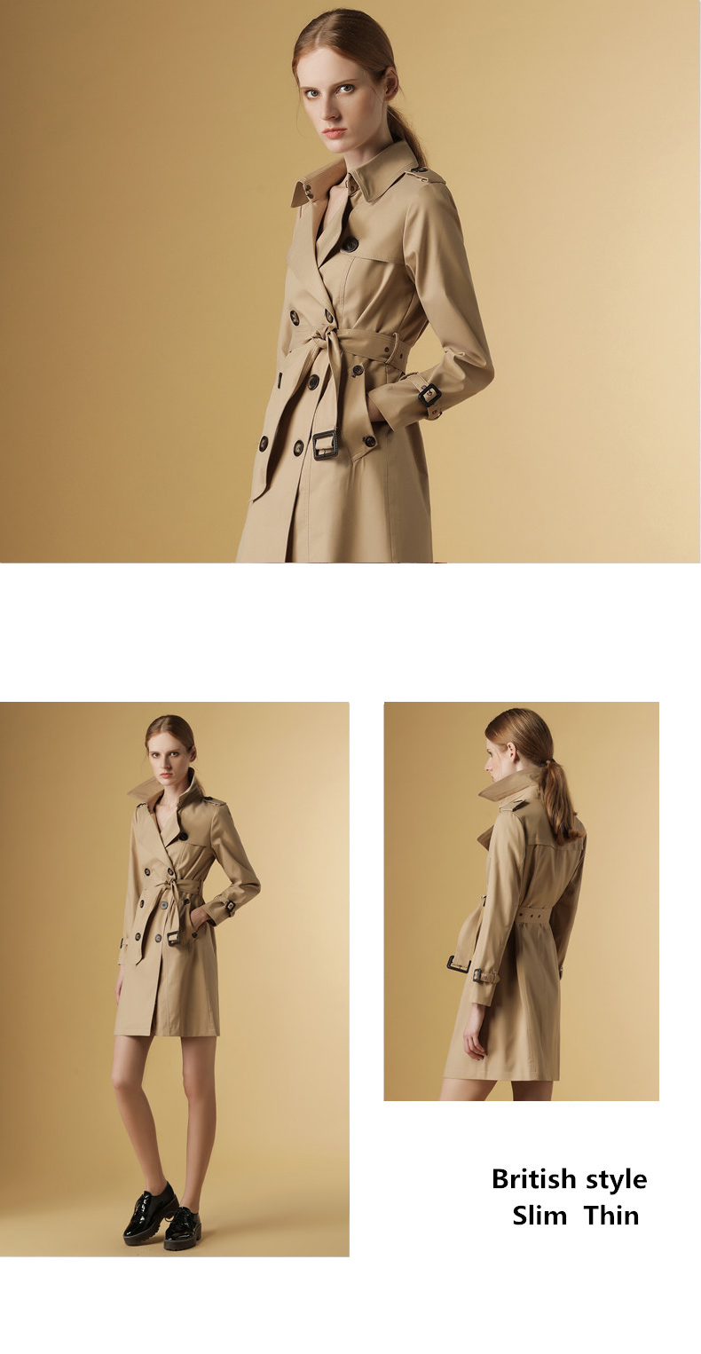 Trench pour femme en Coton - Ref 3227458 Image 15