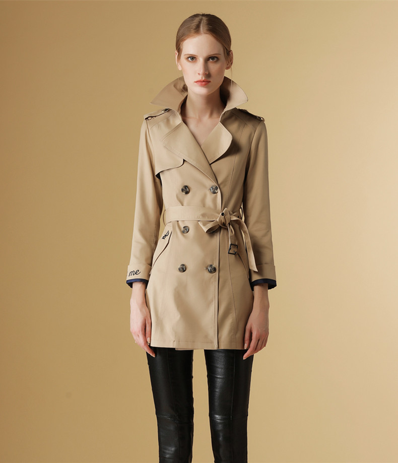 Trench pour femme en Coton - Ref 3226508 Image 7