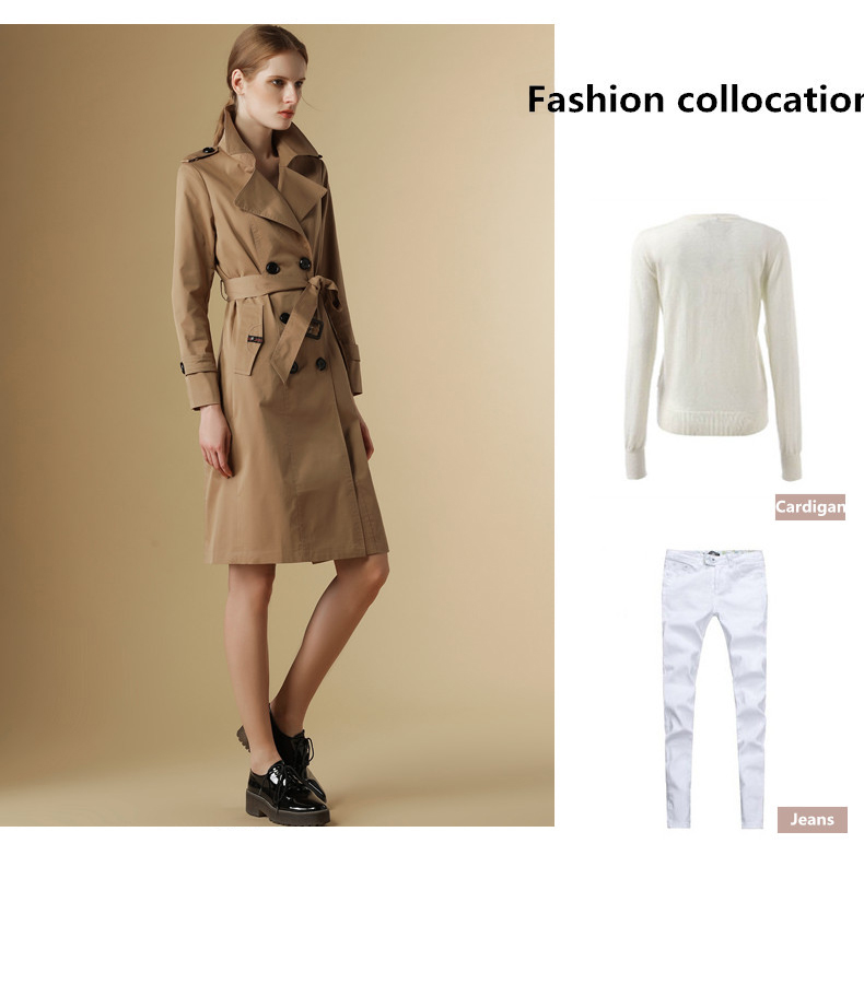 Trench pour femme en Coton - Ref 3225885 Image 14