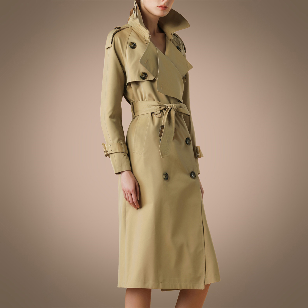Trench pour femme en Coton - Ref 3227844 Image 5
