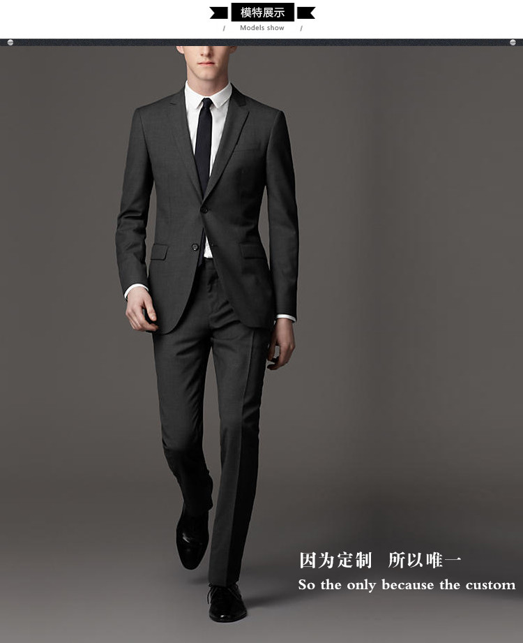 Costume homme en laine pour automne - Ref 1570826 Image 32