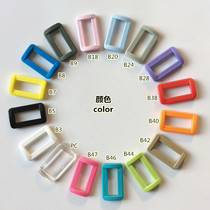 25mm Hualian environmental protection resin second-grade buckle mouth word buckle adjustment buckle two-character buckle luggage buckle adjustment accessories button