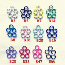 9 5mm hollow copper five-claw buckle metal button baby baby clothes dark buckle color button wholesale