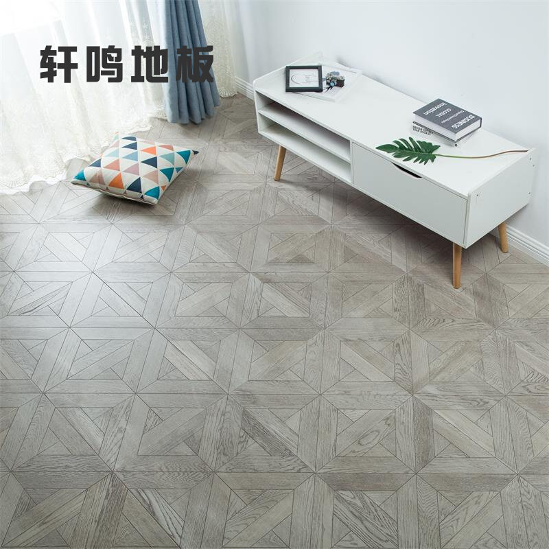 Square multilayer solid wood composite color of American warm oak color 15MM manufacturer direct sales floor household