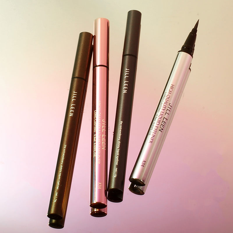 JILL LEEN eye line liquid pen extremely fine waterproof lasting not fainting fast dry color brown sloth new hands beginner beginner