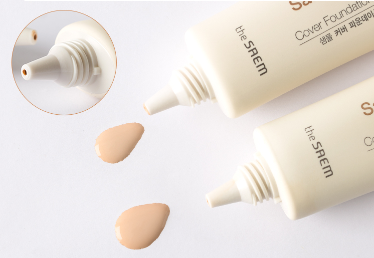 Hàn quốc saem kem che khuyết điểm tươi nền tảng kem giữ ẩm cách ly BB cream nude trang điểm lâu dài matte không loại bỏ trang điểm