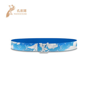 【 заранее модельа 】 Louis Vuitton/ луис Достоинство мужской SHAPE CLOUDS ремень MP261U