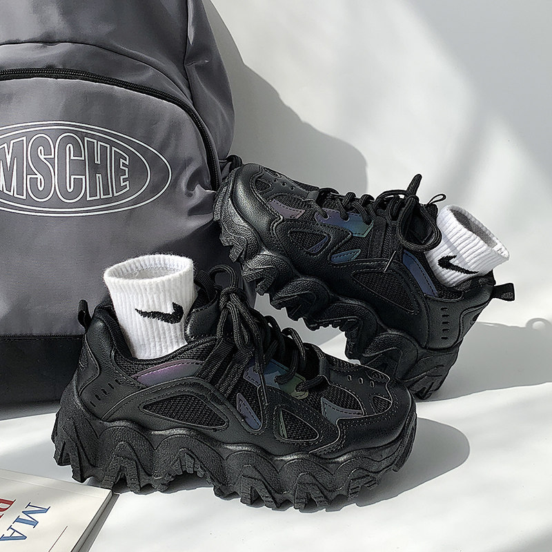 Winter Daddy shoes in the tide 2022 new spring and autumn thick floor street with small white shoes