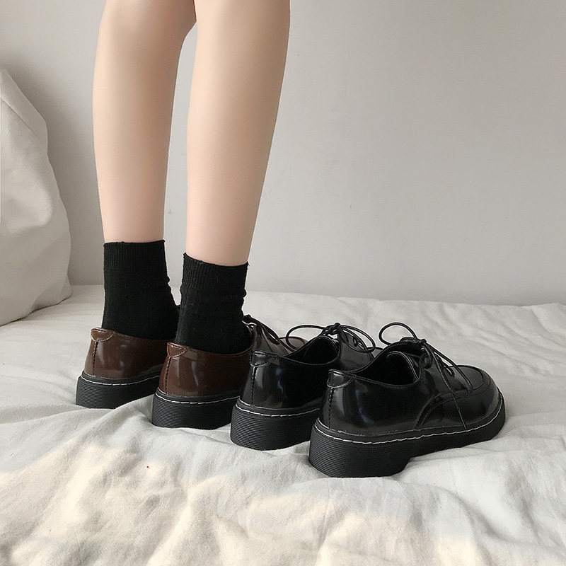 Niche small leather shoes women British style Mary Jane single shoes 2022 summer Japanese JK spring and autumn big toe retro flat shoes