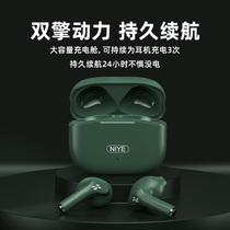 True wireless Bluetooth headphones 2021 The new high-end men and womens double ear sports type in-ear active noise reduction girls headphones are suitable for Apple vivo Huawei oppo high sound quality