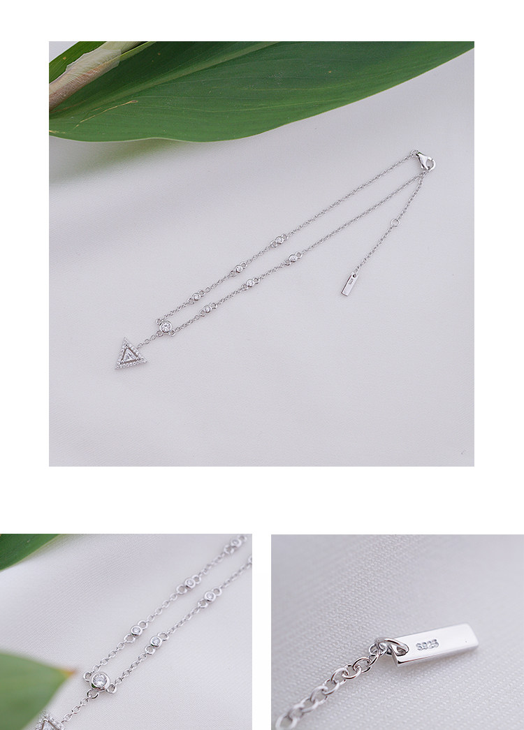 Bracelet de cheville Femme OTHER   en Argenterie - Ref 3102528 Image 10