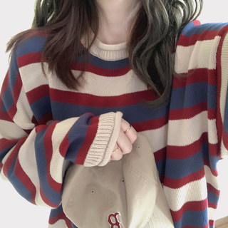 Thick sweater pullover women's mid-length lazy wind loose Korean version of the net red all-match bottoming shirt autumn and winter 2019 new