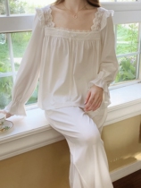 Classical temperament ~ never out of date elements S F Elizaba pure cotton pyjamas woman spring autumn season long sleeve cute J