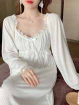 Very Fairys palace sweet and windy ~ Coco love Love S F Elizabeth knit cotton pyjamas woman long sleeves with chest cushion J