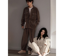 Highlights happiness everywhere ~ with you I have it S F Elizaba island suede lovers pyjamas ladies can wear them outside