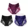 3-pack breathable cotton file high waist plus fat size Modal lace sexy sister fat mm200 pounds panty woman