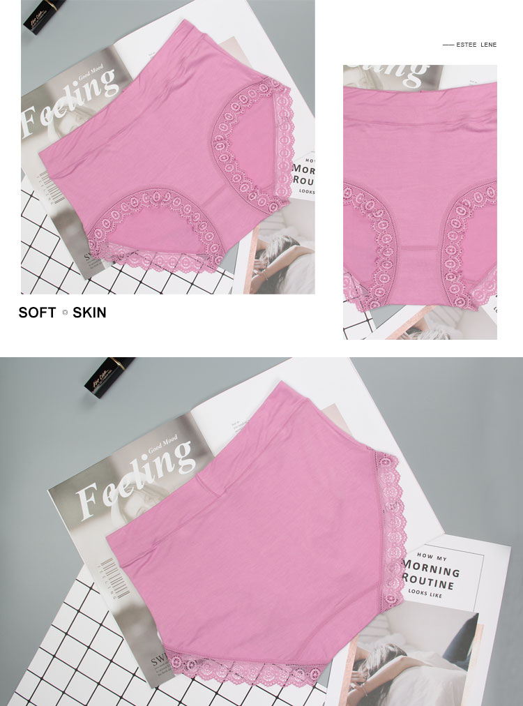 XL cao eo đồ lót tam giác Bà Modal trung niên mẹ trung eo cotton thoải mái quần trung niên quần chíp nữ đẹp