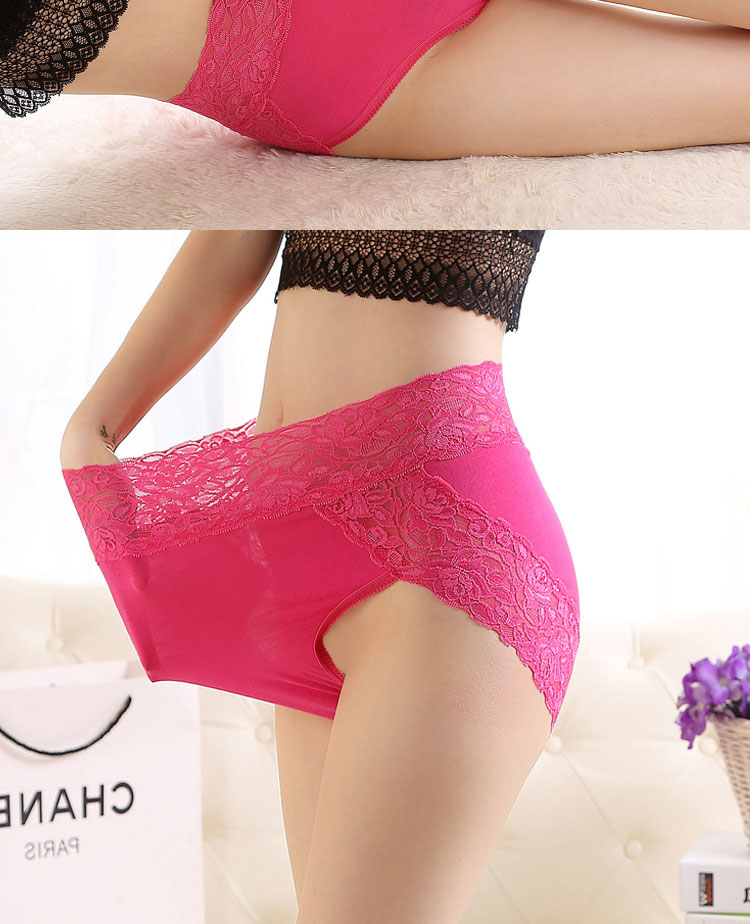 Vòng eo cao vừa vặn gợi cảm của phụ nữ đồ lót ren mm200 kg cộng với phân bón tăng thêm mã lớn sịp đùi nam