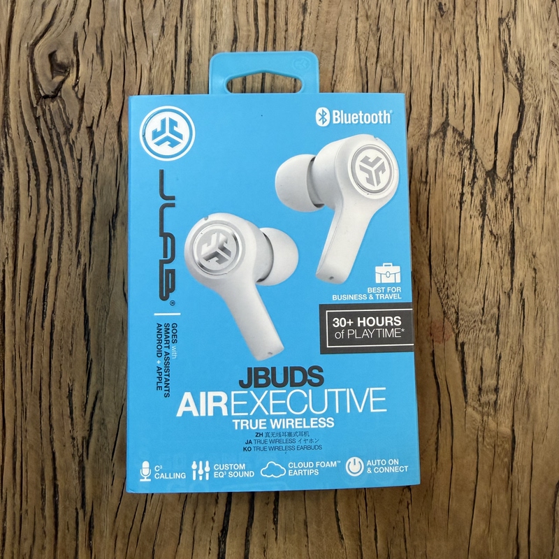 American Jlab Jbuds Air Executive True Wireless Bluetooth Headphones In-Ear Running Music Headphones American Jlab Jbuds Air Executive True Wireless Bluetooth Headphones In-Ear Running Music Headphones