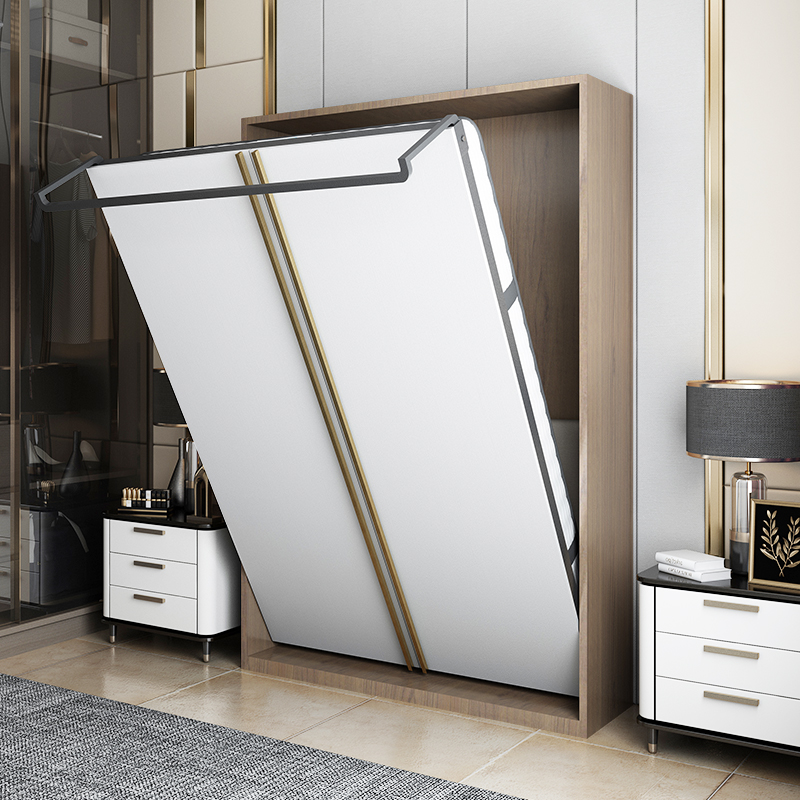 Multiple Spaces Custom Invisible Bed Positive Flap Bed Wall Bed Wall Cabinet Bed Murphy Linen Bed Hidden Bed Folding Bed