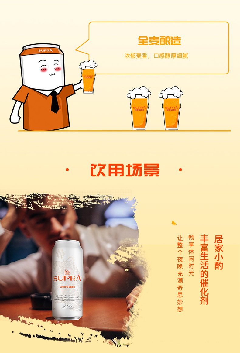 珠江啤酒 雪堡精酿 11度比利时风味白啤酒 500mlx3罐 新低15.9元包邮 买手党-买手聚集的地方