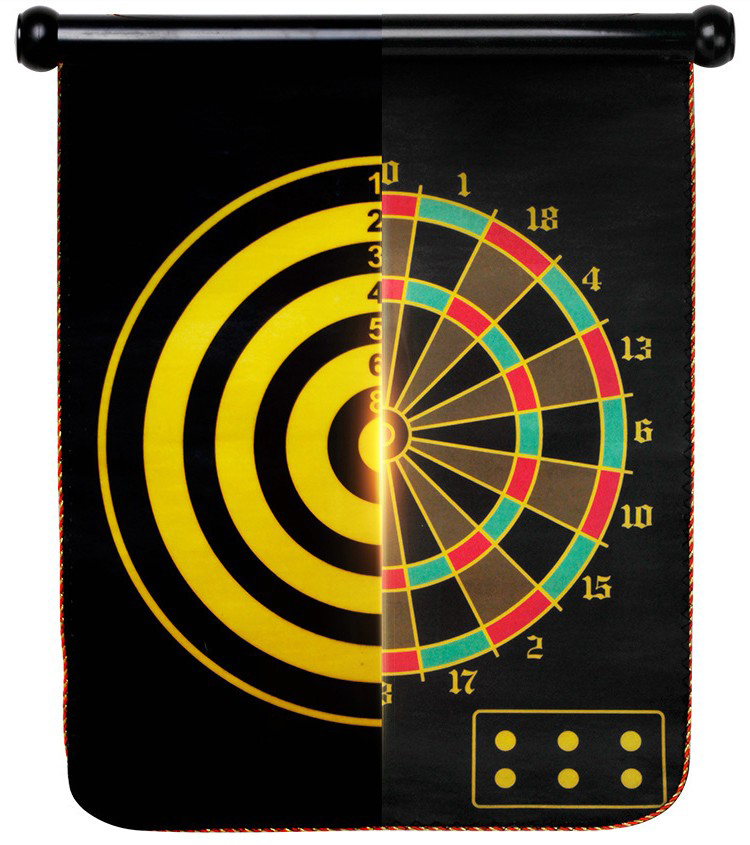 Phi tiêu đặt phi tiêu từ nhà hai bên phi tiêu lớn mục tiêu an toàn nam châm đồ chơi trẻ em - Darts / Table football / Giải trí trong nhà bảng phi tiêu gỗ	