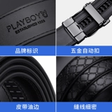 Playboy, мужской ремень, кожаные штаны, из натуральной кожи