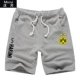 Quần short thể thao bóng đá Dortmund quần âu nam quần năm điểm mùa hè Bumblebee quần bảo vệ năm điểm - Crop Jeans