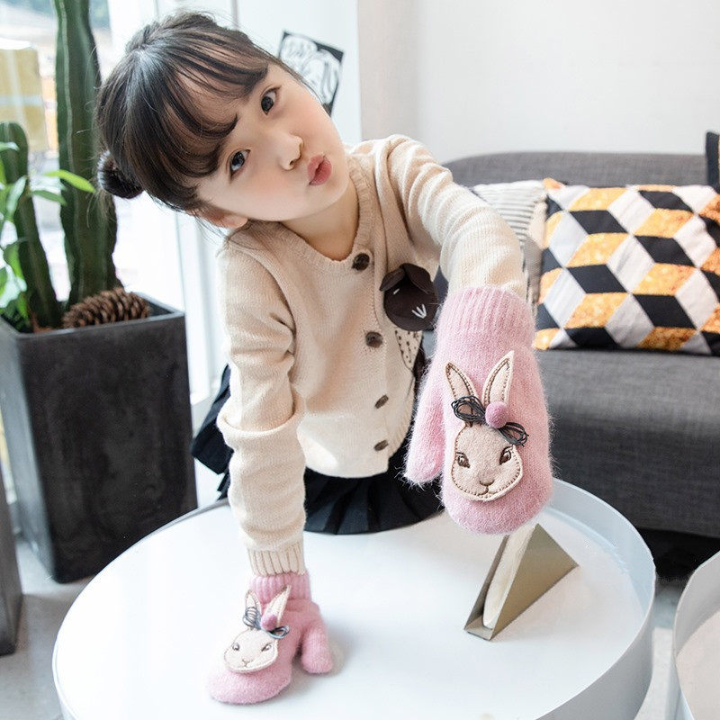 Детские зимние удерживающие тепло милые демисезонные перчатки для мальчиков 