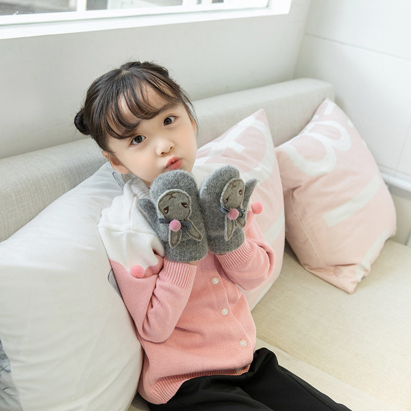 Детские зимние удерживающие тепло милые демисезонные перчатки для мальчиков 