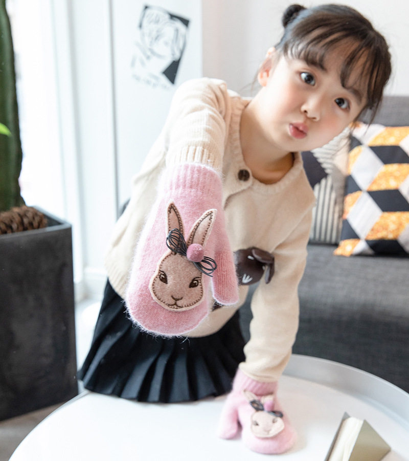 Детские зимние удерживающие тепло милые демисезонные перчатки для мальчиков 