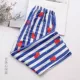 Sản phẩm mới dành cho mùa hè dành cho nữ giới cotton lụa Pajama quần cắt sợi cotton bông nhân tạo Cotton lụa dệt thoi Kích thước lớn Quần ở nhà mỏng thông thường - Quần tây