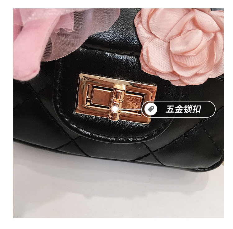 Сумка 儿童包包公主女童宝宝单肩斜挎包时尚pu小香风甜美可爱迷你小背包 Warm cloth