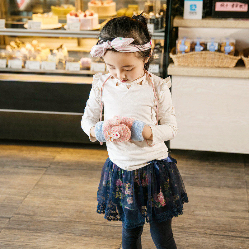 Зимние детские милые утепленные удерживающие тепло перчатки для мальчиков и девочек 