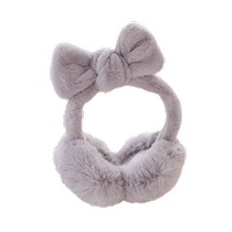 Cartoon childrens earmuffs to keep warm in winter ear protection earmuffs cute foldable velvet thickened imitation rabbit fur earmuffs trendy