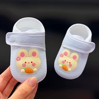 Чистый синий (одиночная обувь молока Meng Rabbit)